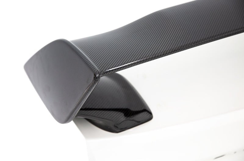 OLM - OLM Carbon Fiber OEM STI Style Spoiler with Carbon Bases - 2015-2021 Subaru WRX / STI