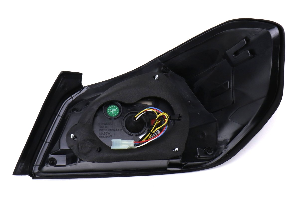 OLM - OLM Evolution Tail Lights (Smoked Lens, Black Base, Red Bar) - 2015-2021 WRX / STI
