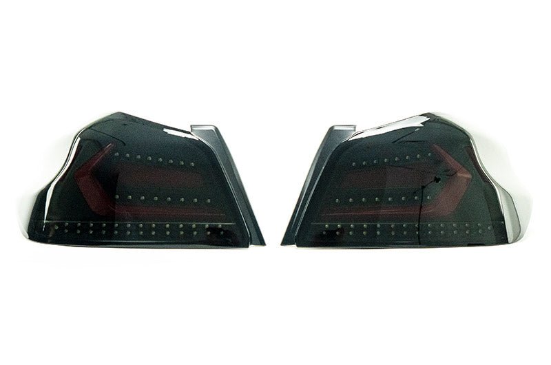 OLM - OLM Evolution Tail Lights (Smoked Lens, Black Base, Red Bar) - 2015-2021 WRX / STI