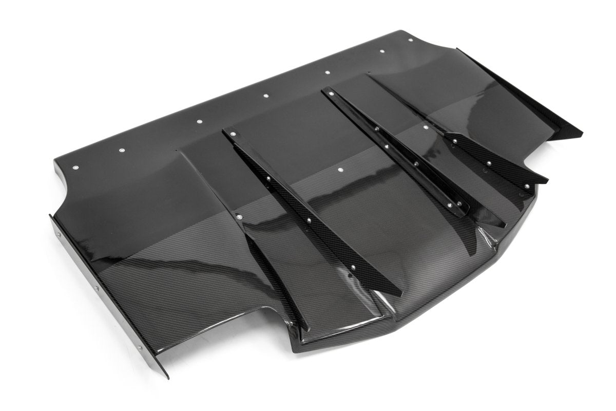 OLM - OLM Half Carbon VA Style Rear Diffuser - 2015-2020 WRX / STI