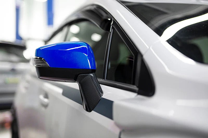OLM - OLM OE Style Mirror Cover with Turn Signal Cutout (Lapis Blue) - 2015-2021 WRX / STI / 15-17 Crosstrek