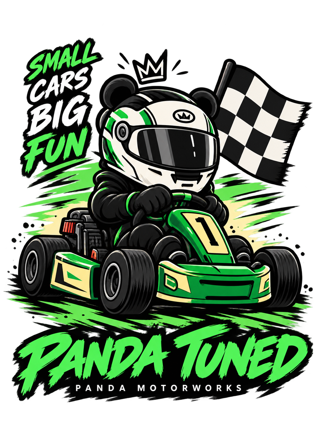 Panda Toon'd Track Rat T-Shirt