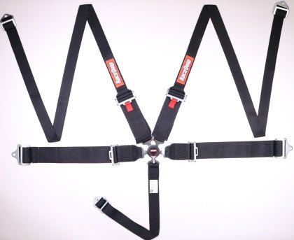 RaceQuip - RaceQuip Black SFI CAMLOCK 5pt PD Lap HNR Seat Belt - Panda Motorworks