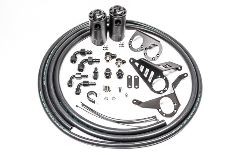 Radium Engineering - Radium Engineering Dual Catch Can Kit, MK4 Supra, Fluid Lock / 1994-2002 Toyota Supra (all versions)