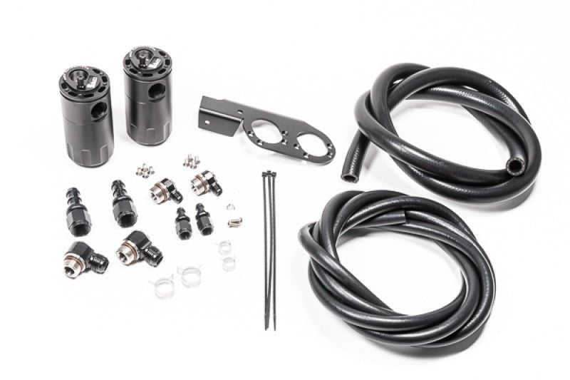 Radium Engineering - Radium Engineering Dual Catch Can Kit Nissan Z33 V35 VQ35DE/HR Fluid Lock