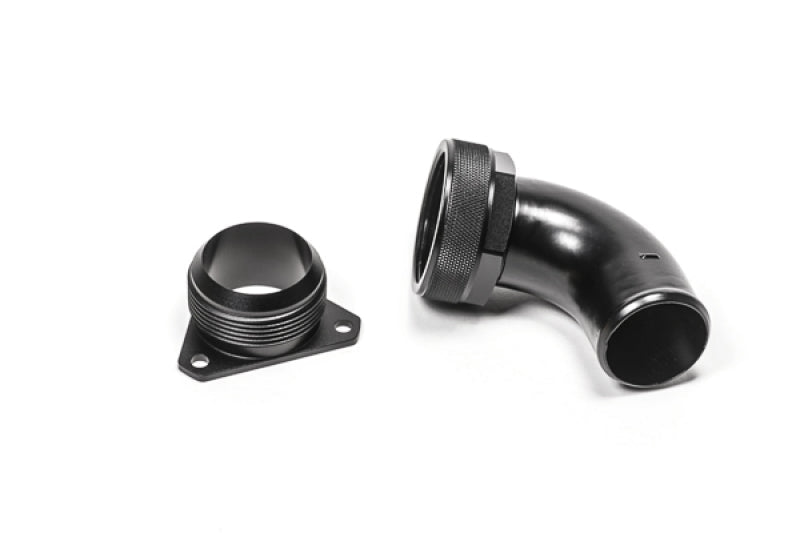 Radium Engineering - Radium Engineering FCST-X 3-Bolt Remote Mount Fill Neck - 24AN Elbow - 1.5in Barb