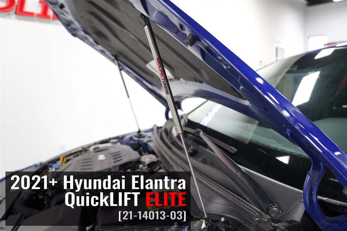 Redline Tuning - Redline Tuning 2021+ Hyundai Elantra Hood QuickLIFT ELITE - Panda Motorworks