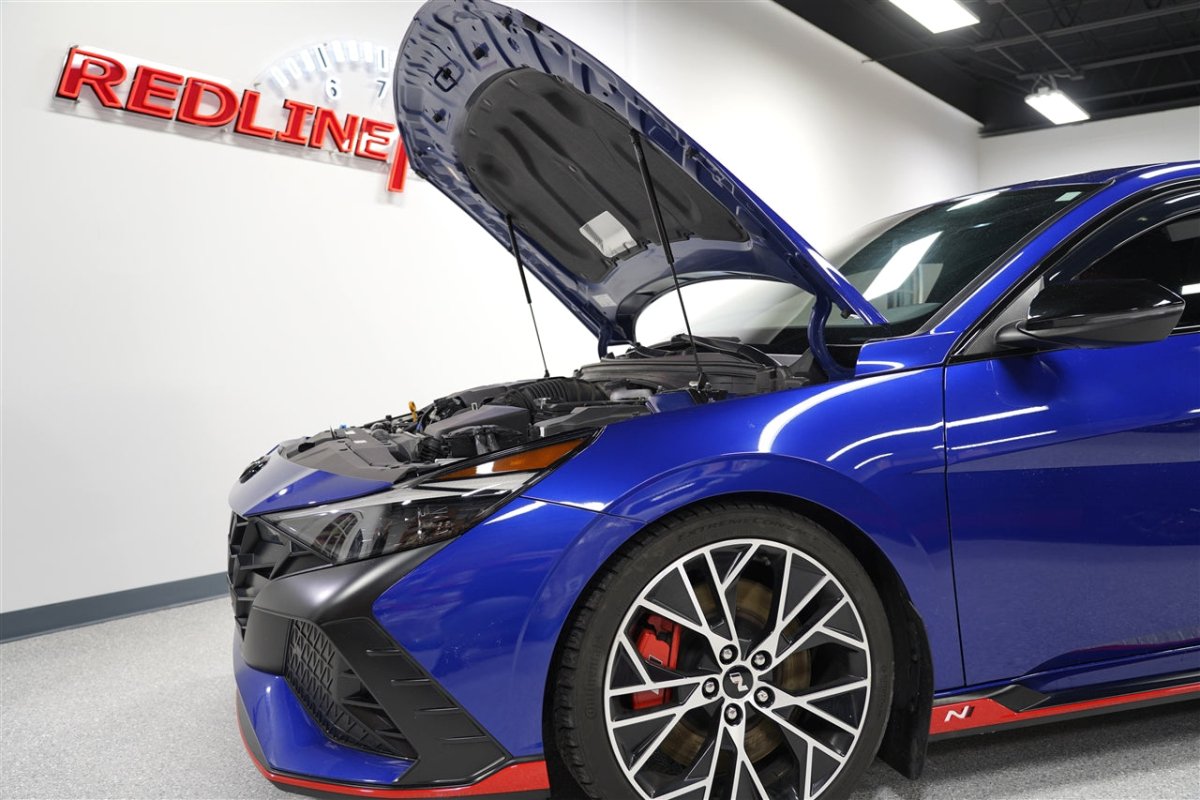 Redline Tuning - Redline Tuning 2021+ Hyundai Elantra Hood QuickLIFT PLUS - Panda Motorworks