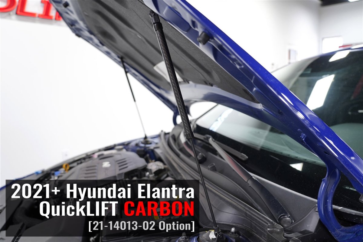 Redline Tuning - Redline Tuning 2021+ Hyundai Elantra Hood QuickLIFT PLUS - Panda Motorworks