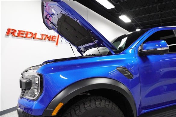 Redline Tuning - Redline Tuning 2024+ Ford Ranger Hood QuickLIFT PLUS - Panda Motorworks