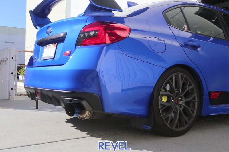 Revel - Revel 15 - 21 WRX/STi 11 - 14 WRX STi 08 - 14 WRX Ultra Ti Titanium Single Exit Catback Exhaust - Panda Motorworks