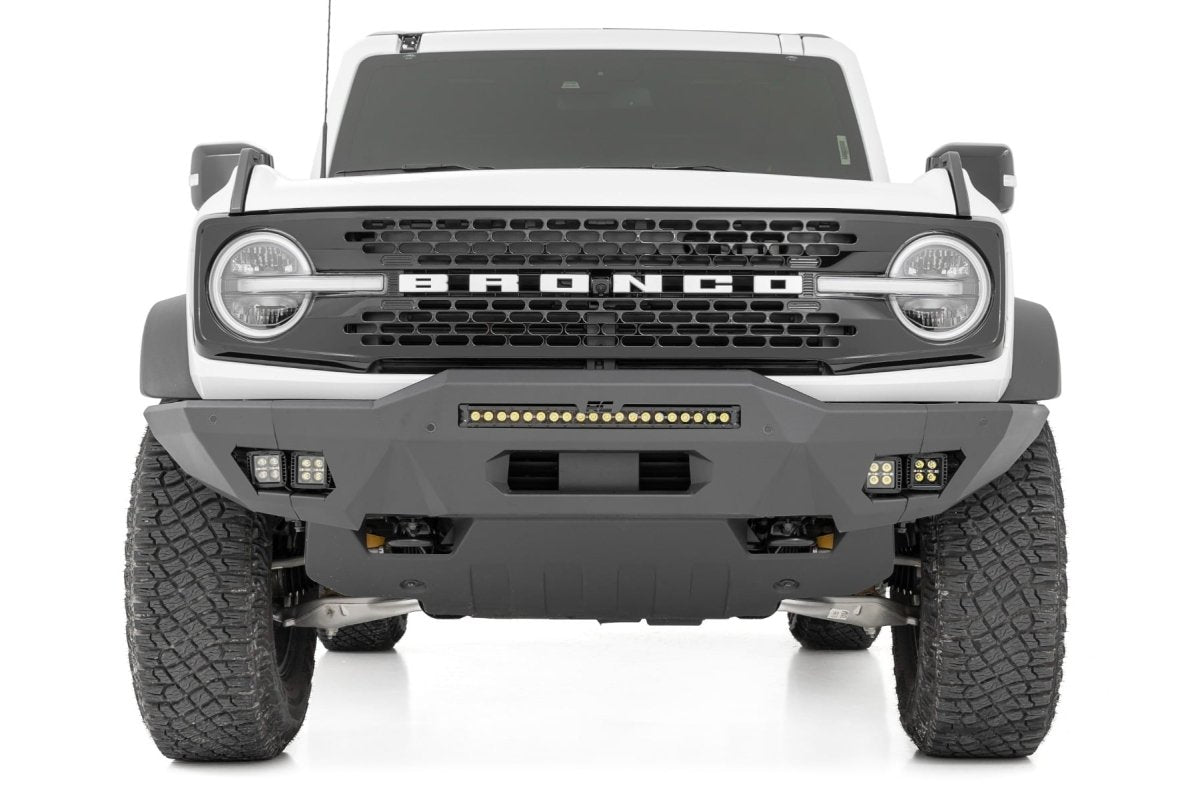 Rough Country - Rough Country 2021+ Ford Bronco Full Width Front Bumper