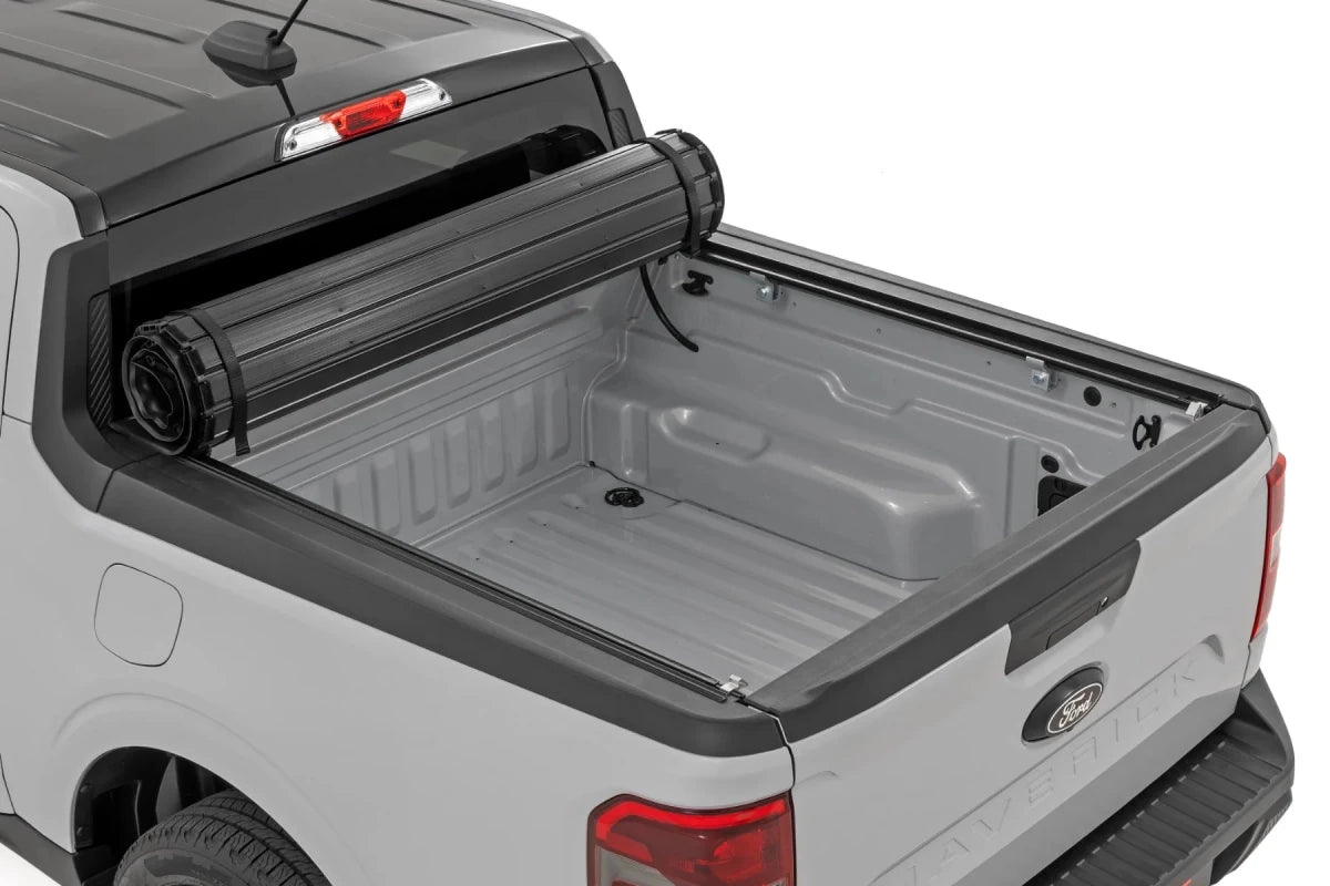 Rough Country - Rough Country Hard Roll Up Bed Cover 4'6" Bed | Ford Maverick 2WD/4WD (2022 - 2026)