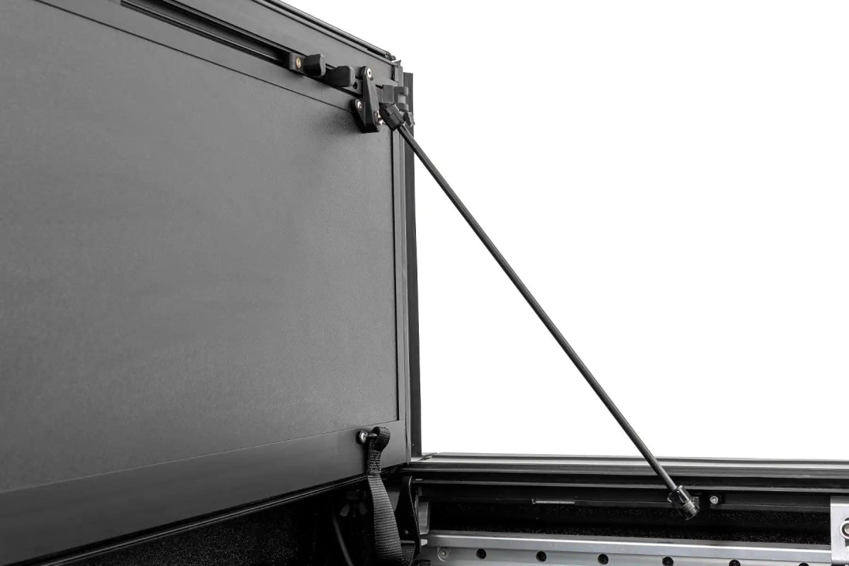 Rough Country - Rough Country Hard Tri - Fold Flip Up Bed Cover 4'6" Bed | Ford Maverick (22 - 24) - Panda Motorworks