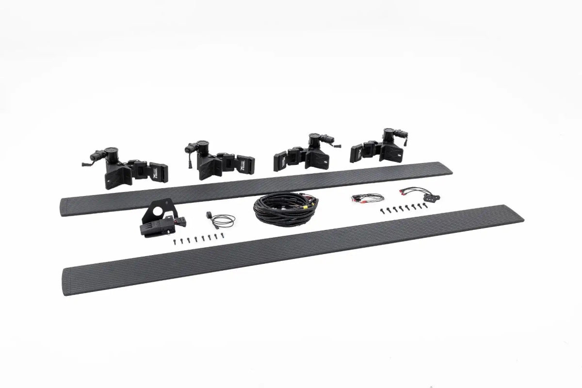 Rough Country - Rough Country Power Running Boards Dual Electric Motor | 4 Door | Ford Bronco 4WD (21 - 24) - Panda Motorworks