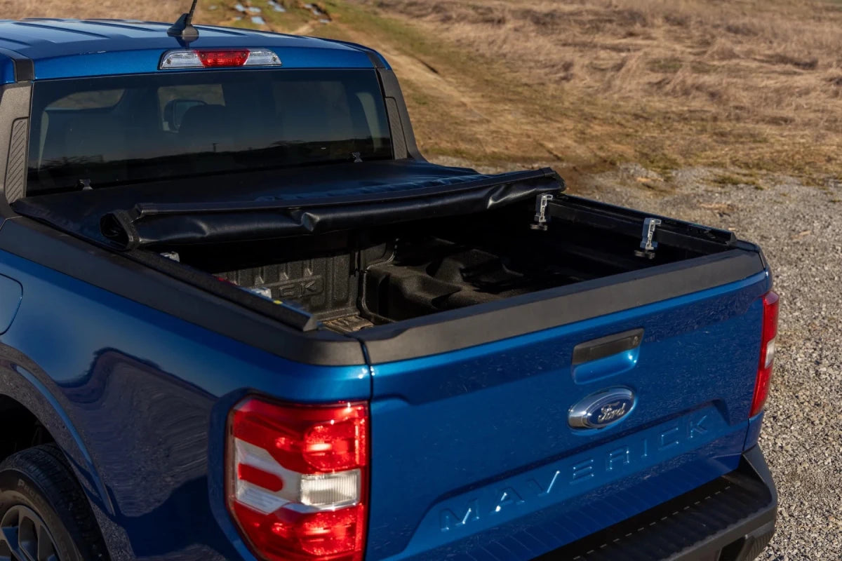 Rough Country - Rough Country Soft Roll Up Bed Cover 4'6" Bed | Ford Maverick 2WD/4WD (2022 - 2026)