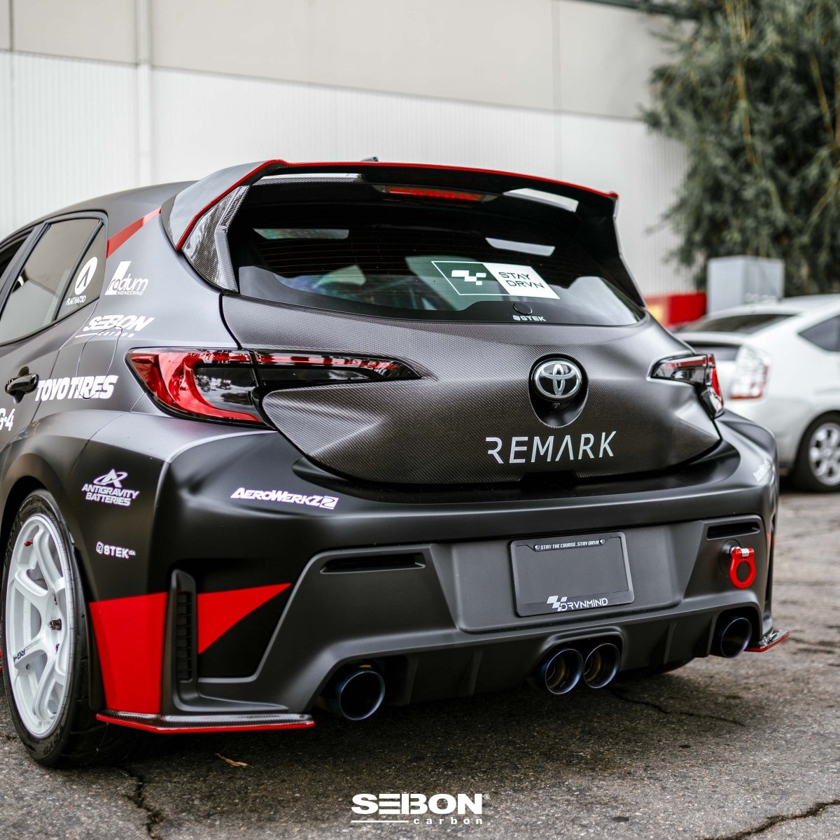 Seibon - Seibon 2023+ Toyota GR Corolla OE - Style Carbon Fiber Rear Spoiler - Panda Motorworks