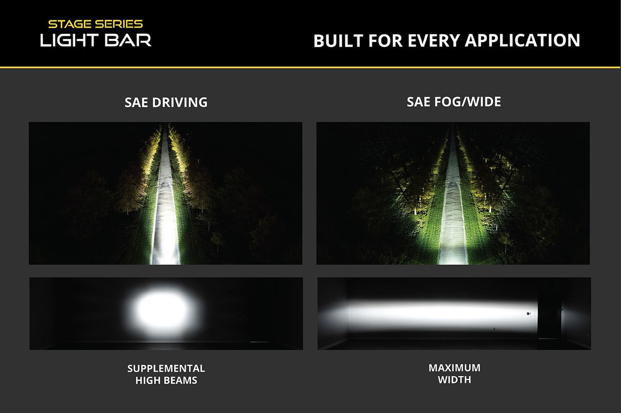 Stage Series SS6 Driving Light Kit for 2019-2021 Ford Ranger