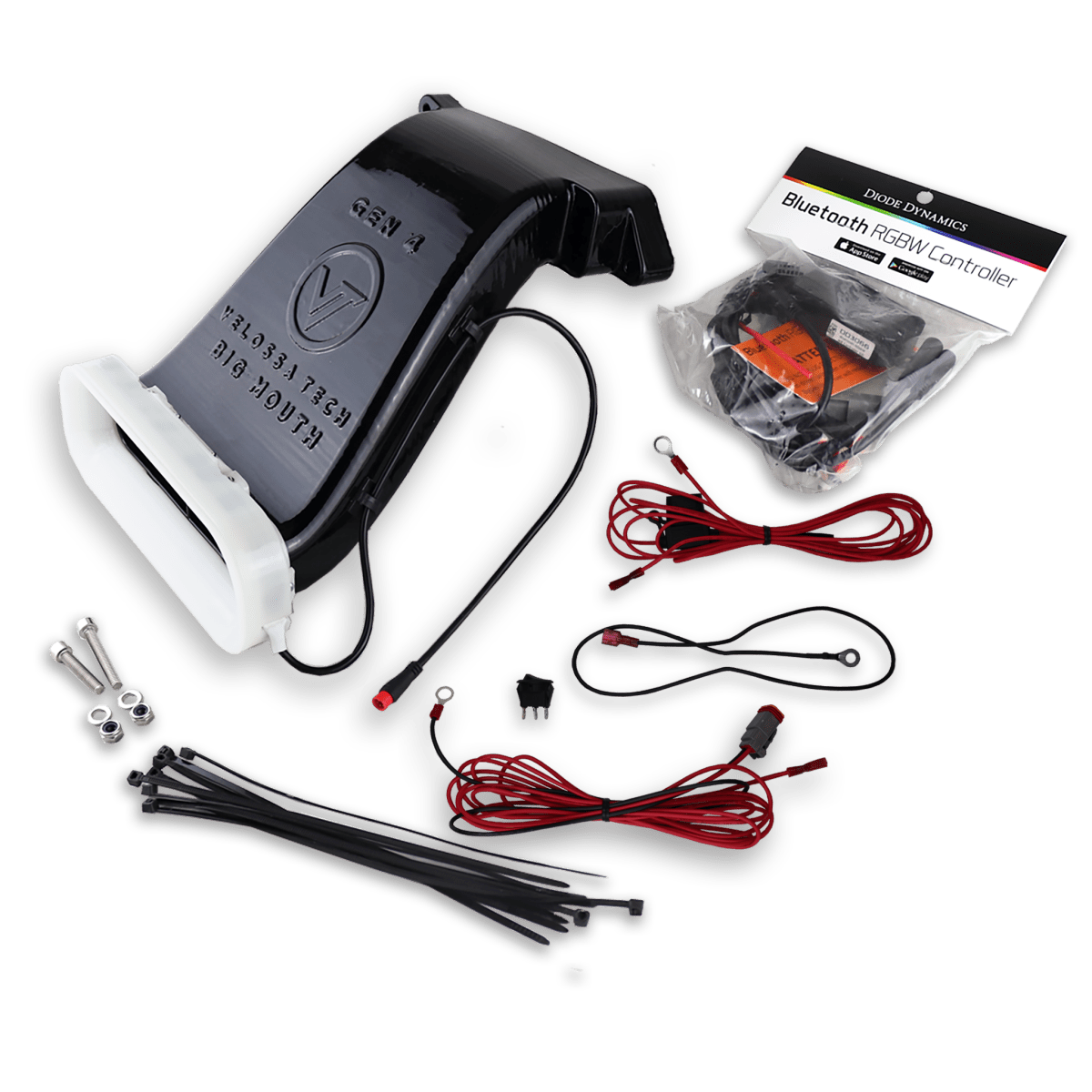 Velossa Tech - VELOSSA TECH 2013 - 2018 Ford Focus ST/SE/ST - line BIG MOUTH "LIT KIT" Ram Air Intake Snorkel