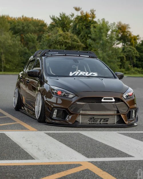 Velossa Tech - VELOSSA TECH 2016 - 2018 Ford Focus RS BIG MOUTH "LIT KIT" Ram Air Intake Snorkel - Panda Motorworks