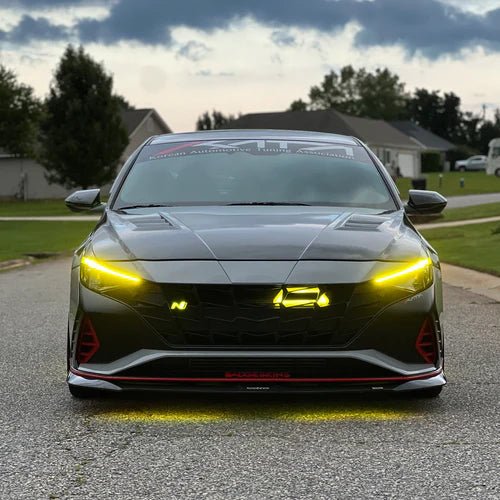 Velossa Tech - Velossa Tech 2022+ Hyundai Elantra N BIG MOUTH "LIT KIT" Ram Air Intake Snorkel - Panda Motorworks