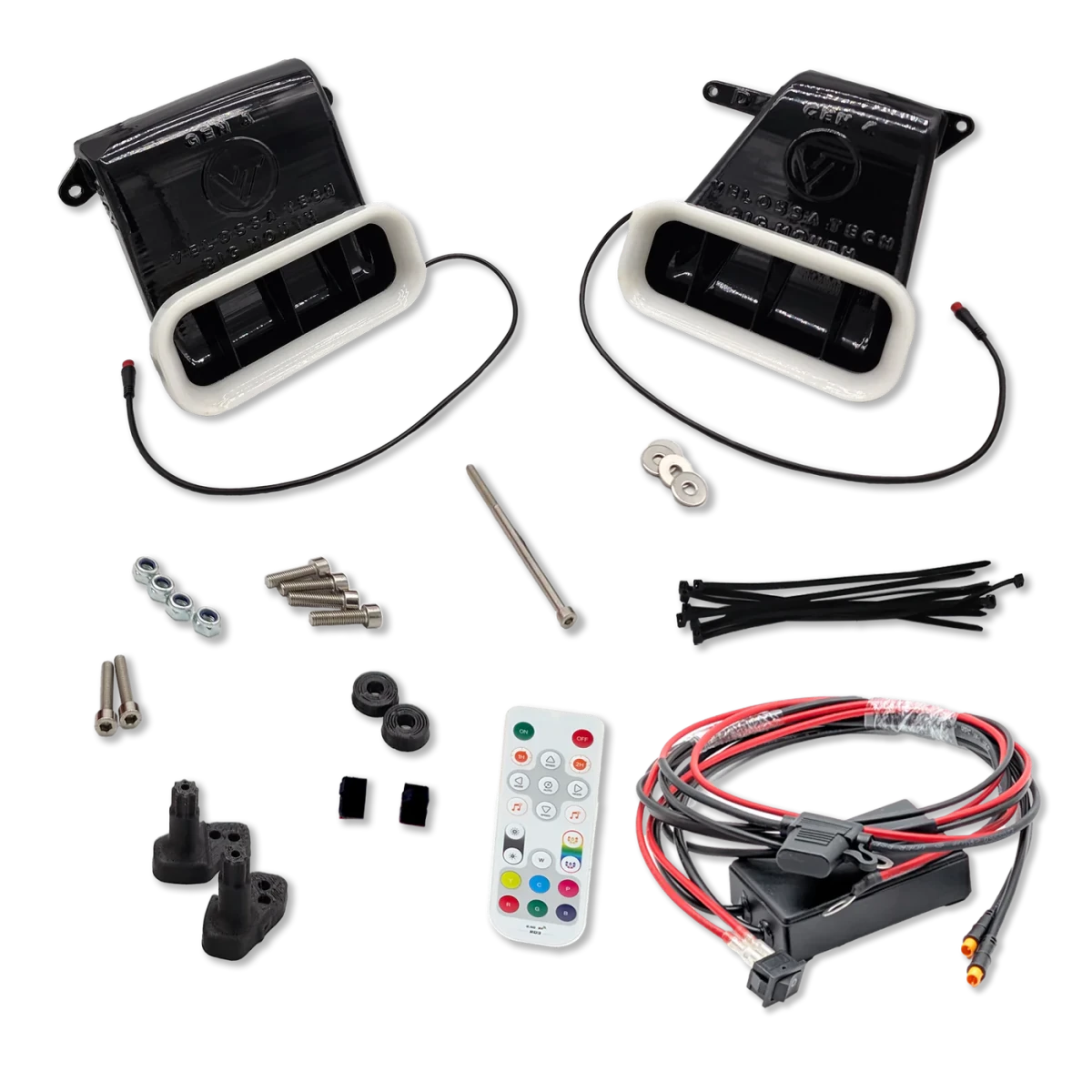 Velossa Tech - Velossa Tech BIG MOUTH LIT KIT Ram Air Intake Snorkel – 2022+ Ford Maverick