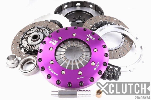 XClutch - XClutch 89 - 94 Nissan Skyline GT - R 2.6L 9in Twin Sprung Organic Clutch Kit - Panda Motorworks
