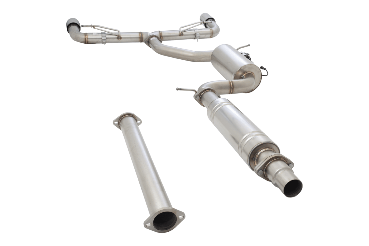 XForce - XForce VW Golf GTI MK 7 To 8 Cat Back Exhaust System With Varex Valved Muffler mk7 /mk7.5 (13 - 21) MK8 (21 - On) - Panda Motorworks