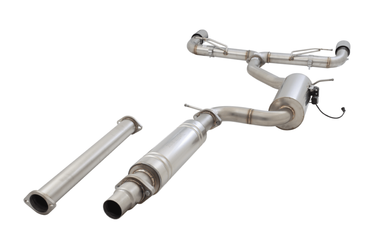 XForce - XForce VW Golf GTI MK 7 To 8 Cat Back Exhaust System With Varex Valved Muffler mk7 /mk7.5 (13 - 21) MK8 (21 - On) - Panda Motorworks