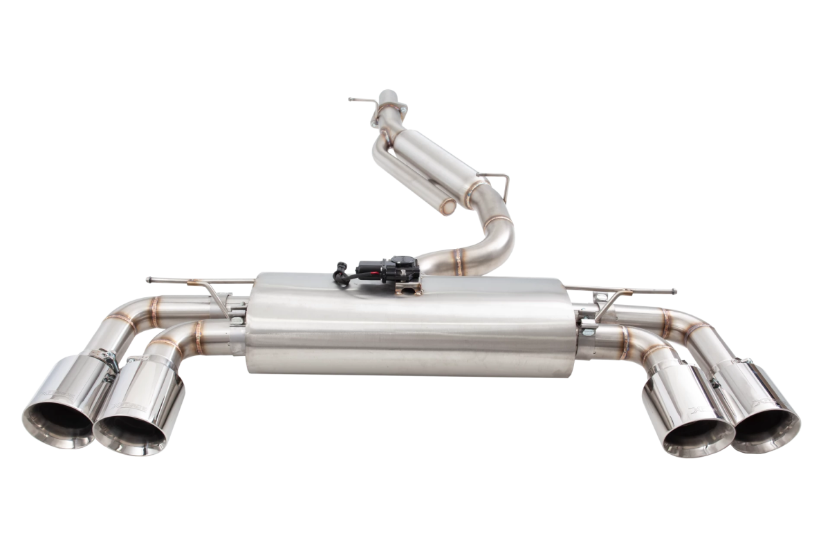 XForce - XForce VW Golf R MK8 Varex Valved Cat Back Exhaust System (2022 - Onward) - Panda Motorworks