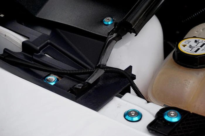 ZSPEC DESIGN - ZSPEC "STAGE 2" DRESS UP BOLTS® FASTENER KIT FOR FORD FOCUS RS & ST, STAINLESS & BILLET - Panda Motorworks