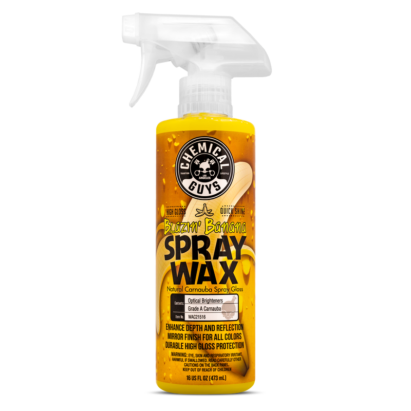 Chemical Guys Blazin Banana Carnauba Spray Wax - 16oz