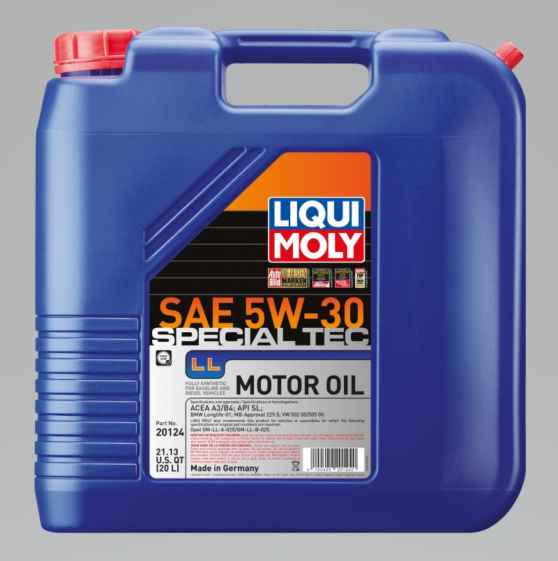 LIQUI MOLY 20L Special Tec LL Motor Oil 5W-30
