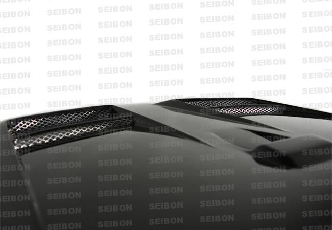 Seibon 08-09 Mitsubishi Lancer (CYA4/5A) DV Style Carbon Fiber Hood - Panda Motorworks - 1
