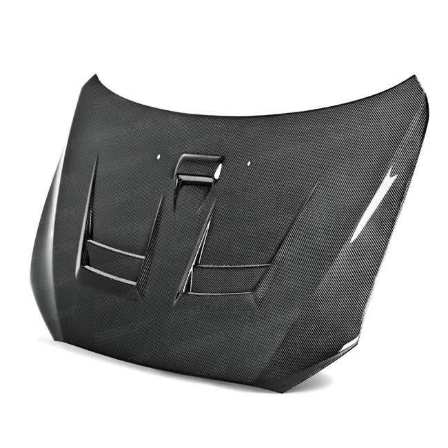 Seibon 08-12 Mitsubishi Lancer Evo X DV-Style Carbon Fiber Hood - Panda Motorworks - 1