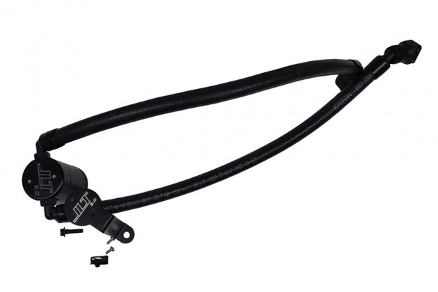 J&L 2020 Explorer EcoBoost / ST 3.0L Passenger Side Oil Separator V3.0 (Black Anodized)