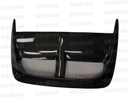 Seibon 08-09 Mitsubishi Evo X Carbon Fiber Hood Scoop - Panda Motorworks - 2
