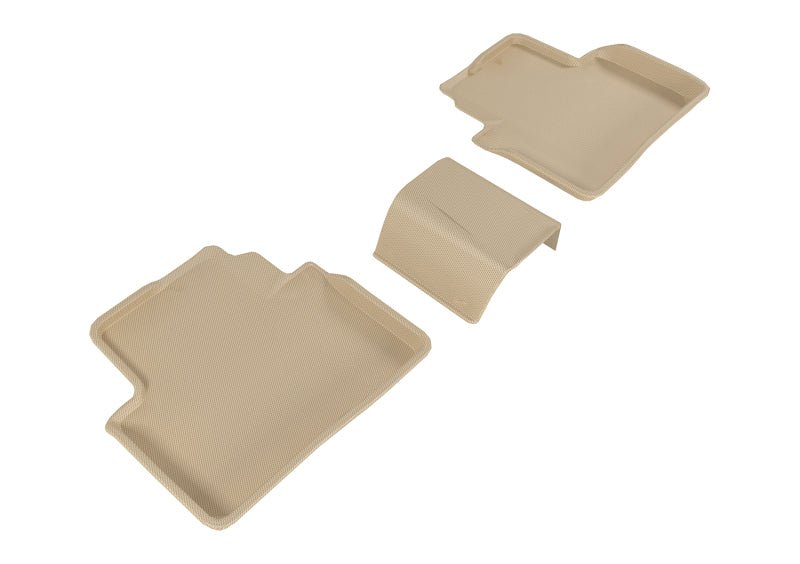 3D MAXpider - 3D MAXpider 2016 - 2020 Honda Civic Kagu 2nd Row Floormats - Tan
