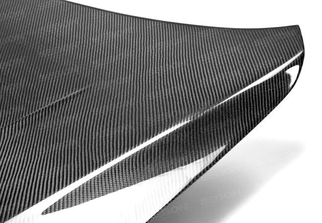 Seibon 08-12 Mitsubishi Lancer Evo X DV-Style Carbon Fiber Hood - Panda Motorworks - 2