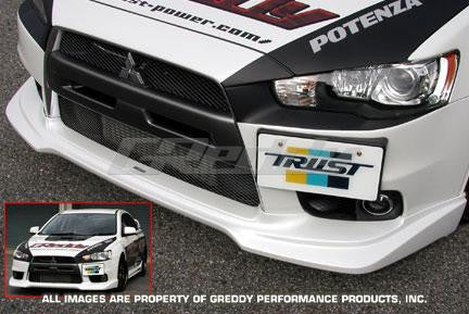 GReddy 08+ Mitsubishi Evolution X Urethane Front Lip Spoiler **Must Ask/Call to Order** - Panda Motorworks - 2