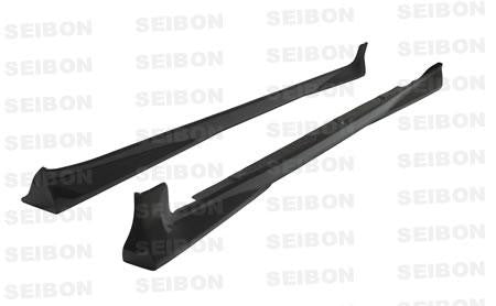 Seibon 08-10 Mitsubishi Evo X VR-style Carbon Fiber Side Skirts - Panda Motorworks - 5
