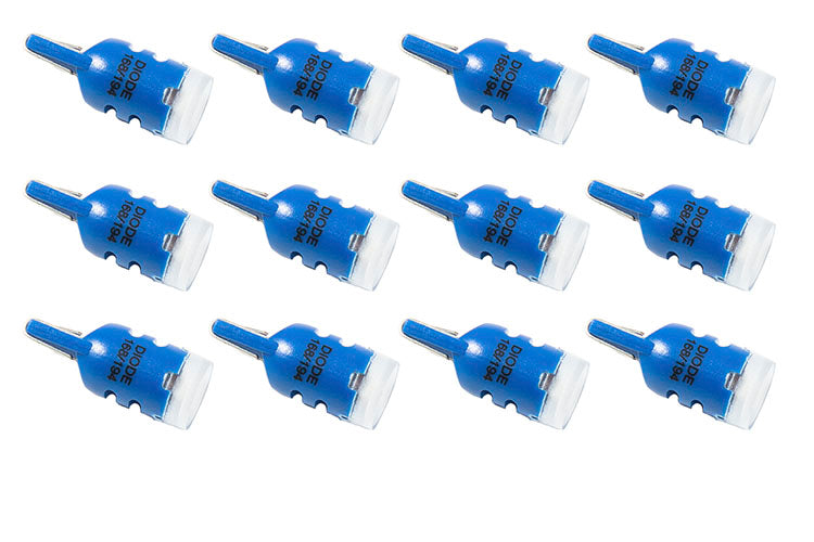 194 LED Bulb HP3 LED Blue Set of 12 Diode Dynamics