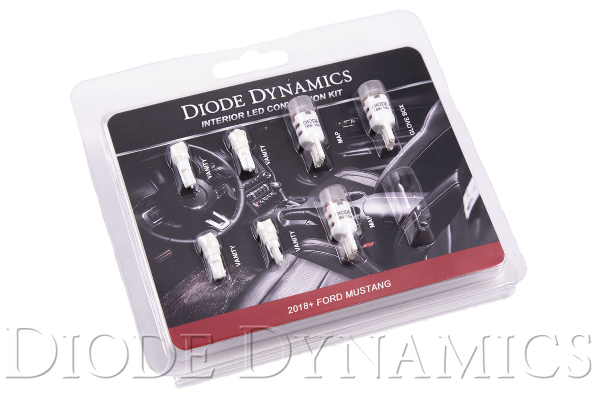 Mustang Interior LED Light Kit 18-19 Mustang Stage 2 Cool White Diode Dynamics