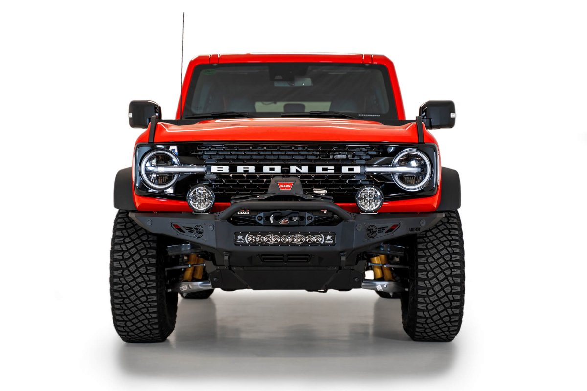 ADDICTIVE DESERT DESIGNS - ADDICTIVE DESERT DESIGNS 2021 - UP FORD BRONCO ROCK FIGHTER FRONT SKID PLATE - Panda Motorworks