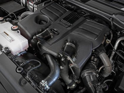 AFE - aFe 2022 Toyota Tundra V6 - 3.5L (tt) BladeRunner 2.5in Aluminum Hot Charge Pipe - Black - Panda Motorworks