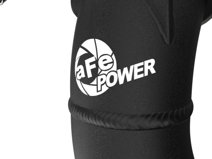 AFE - aFe 2022 Toyota Tundra V6 - 3.5L (tt) BladeRunner 2.5in Aluminum Hot Charge Pipe - Black - Panda Motorworks