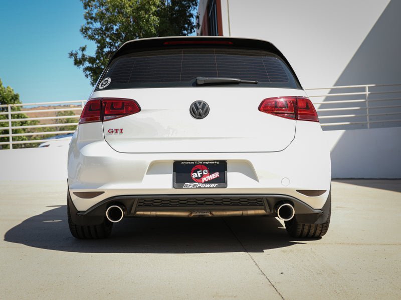 AFE - aFe MACH Force - Xp 3in to 2 - 1/2in Stainless Steel Axle - Back Exhaust - 15 - 17 Volkswagen GTI - Panda Motorworks