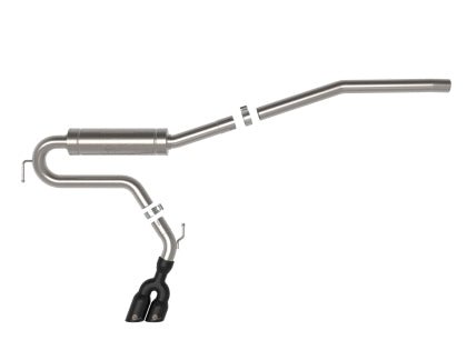 AFE - aFe Rebel Series 2.5in 409 SS Cat - Back Exhaust w/ Black Tip 2022 Ford Maverick - Panda Motorworks