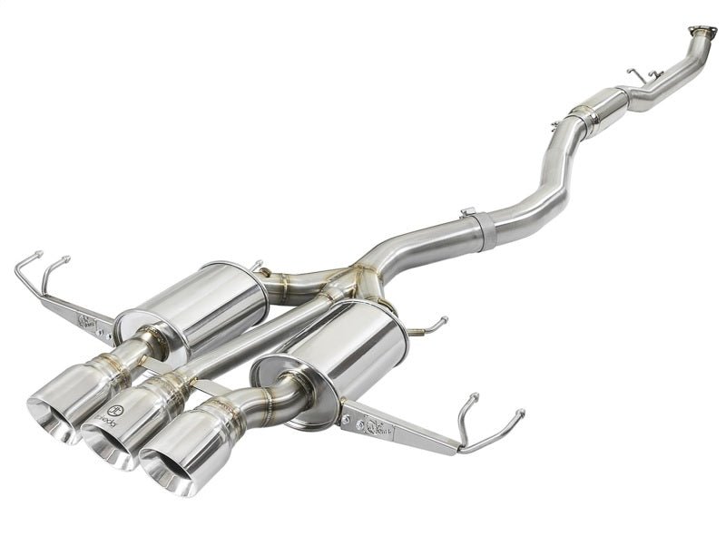 AFE - aFe Takeda 3in 304 SS Cat - Back Exhaust 17 - 21 Honda Civic Type R L4 2.0L (t)