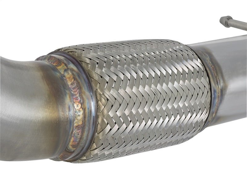 AFE - aFe Twisted Steel 3in Rear Down - Pipe/Mid Pipe 2017+ Honda Civic Type R I4 2.0L (t) - Panda Motorworks